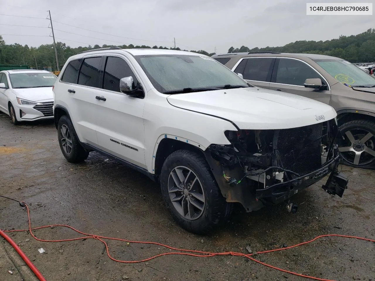 2017 Jeep Grand Cherokee Limited VIN: 1C4RJEBG8HC790685 Lot: 71021354