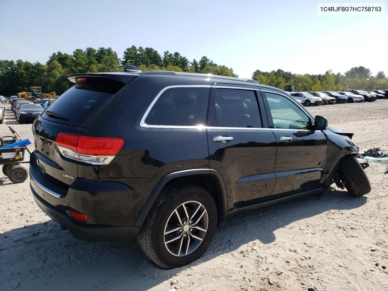 2017 Jeep Grand Cherokee Limited VIN: 1C4RJFBG7HC758753 Lot: 71077474