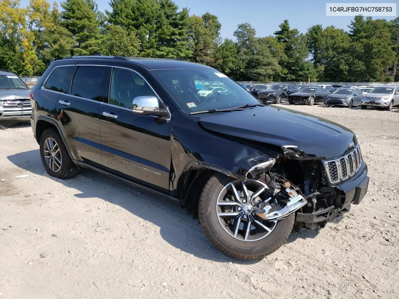 2017 Jeep Grand Cherokee Limited VIN: 1C4RJFBG7HC758753 Lot: 71077474