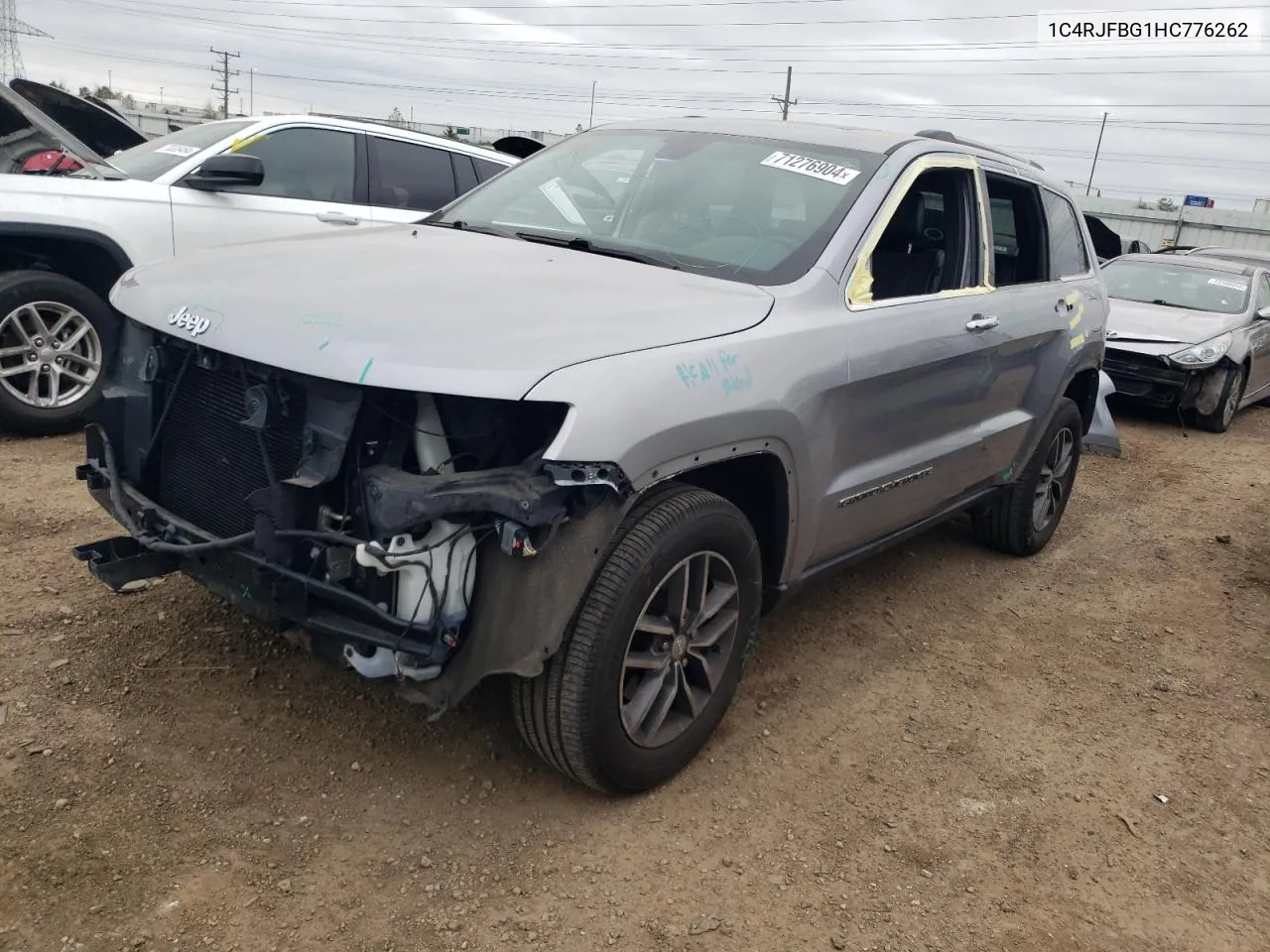 2017 Jeep Grand Cherokee Limited VIN: 1C4RJFBG1HC776262 Lot: 71276904