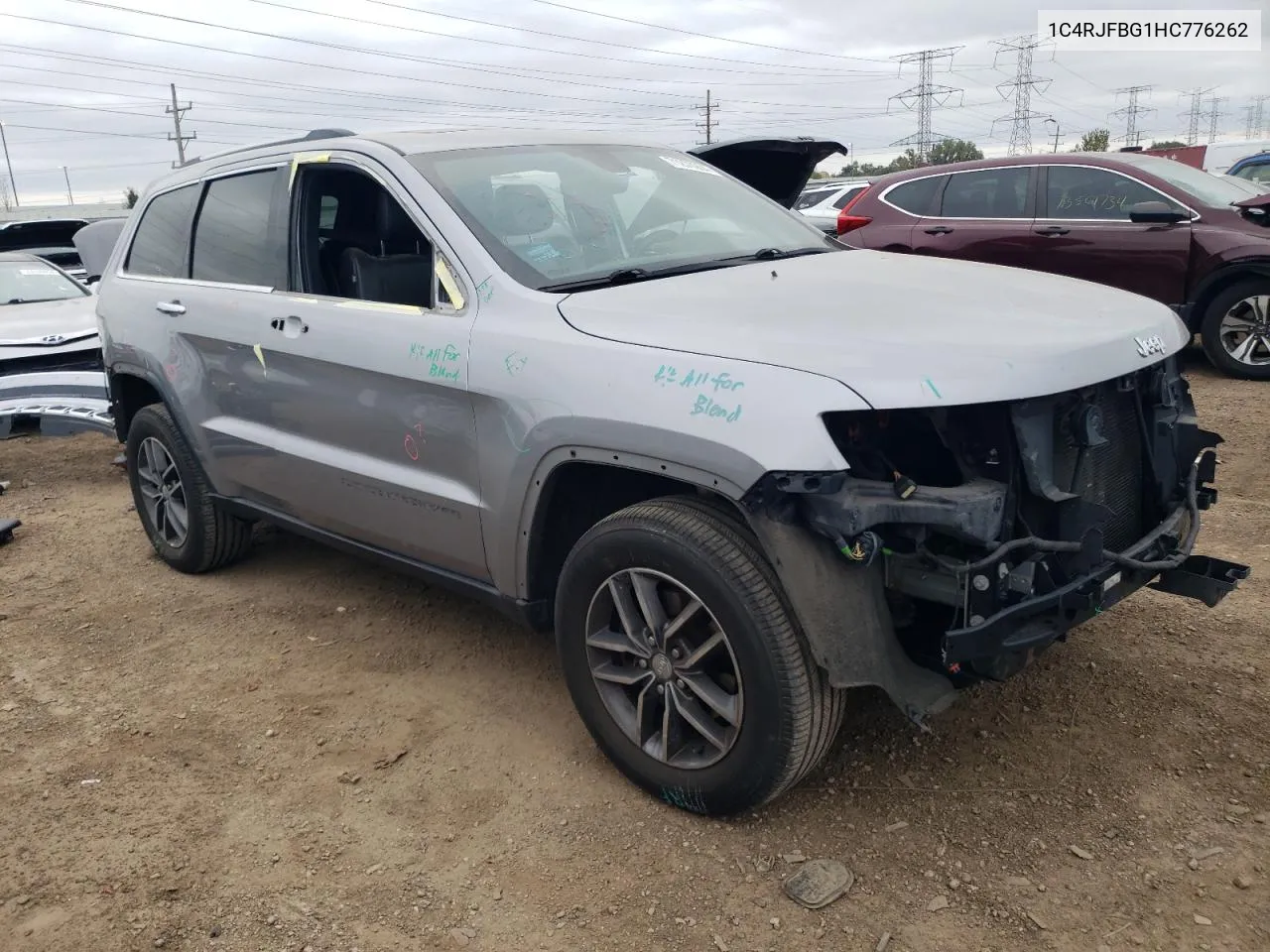 2017 Jeep Grand Cherokee Limited VIN: 1C4RJFBG1HC776262 Lot: 71276904