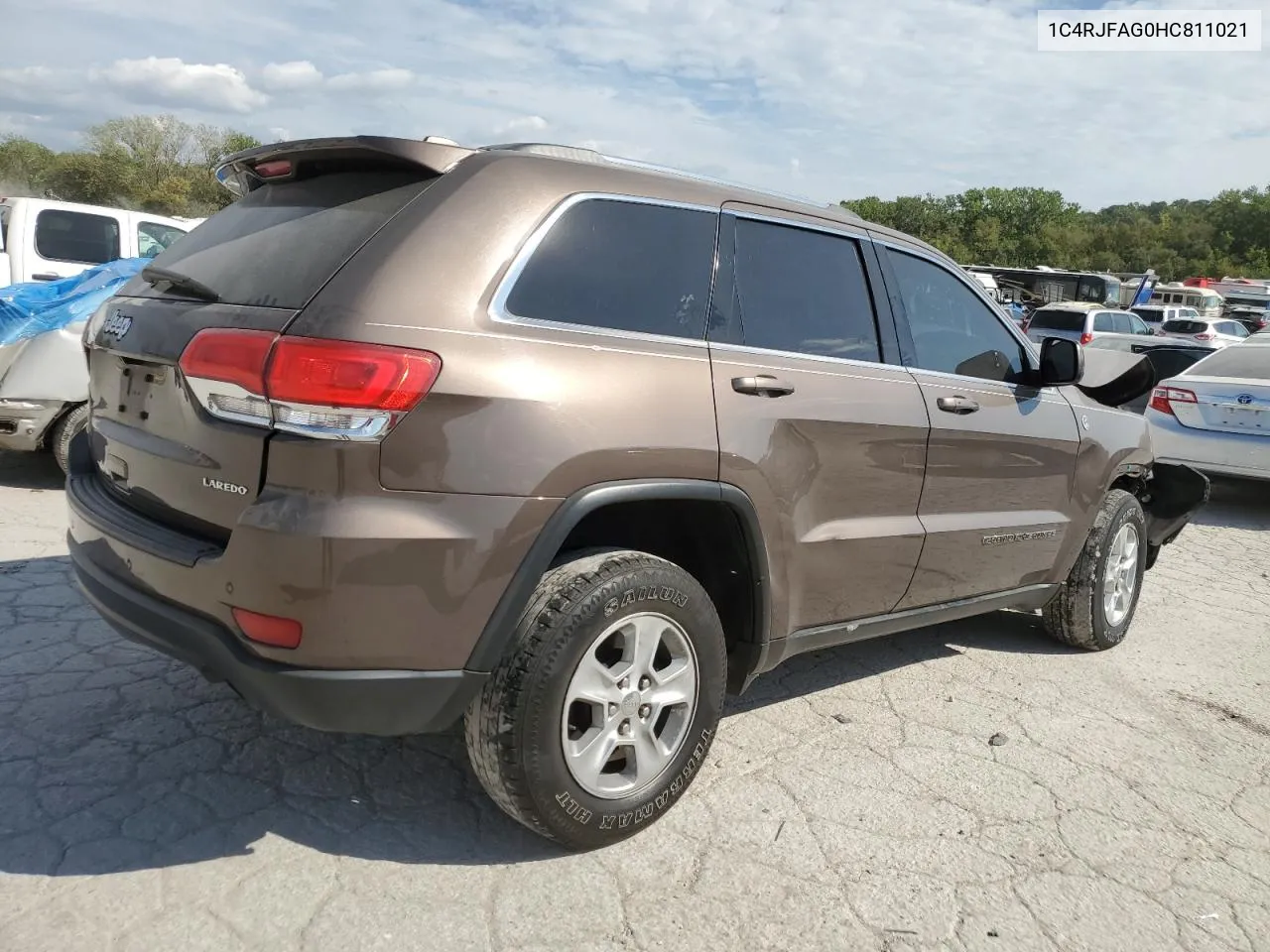 2017 Jeep Grand Cherokee Laredo VIN: 1C4RJFAG0HC811021 Lot: 71307054