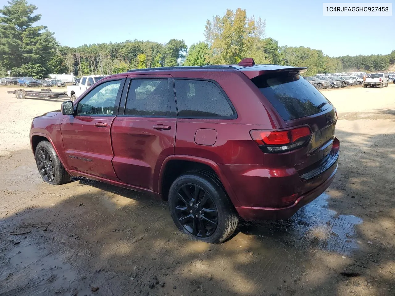 2017 Jeep Grand Cherokee Laredo VIN: 1C4RJFAG5HC927458 Lot: 71344464