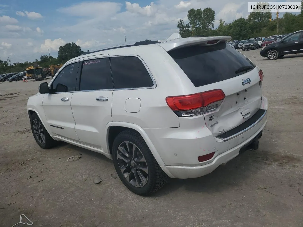 1C4RJFCG5HC730609 2017 Jeep Grand Cherokee Overland