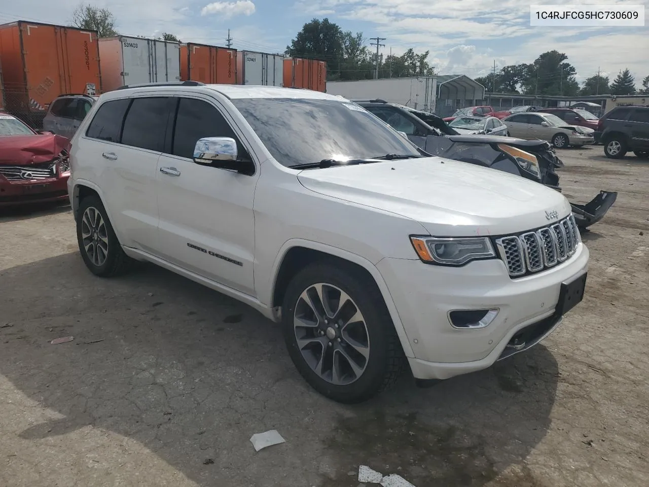 2017 Jeep Grand Cherokee Overland VIN: 1C4RJFCG5HC730609 Lot: 71354964