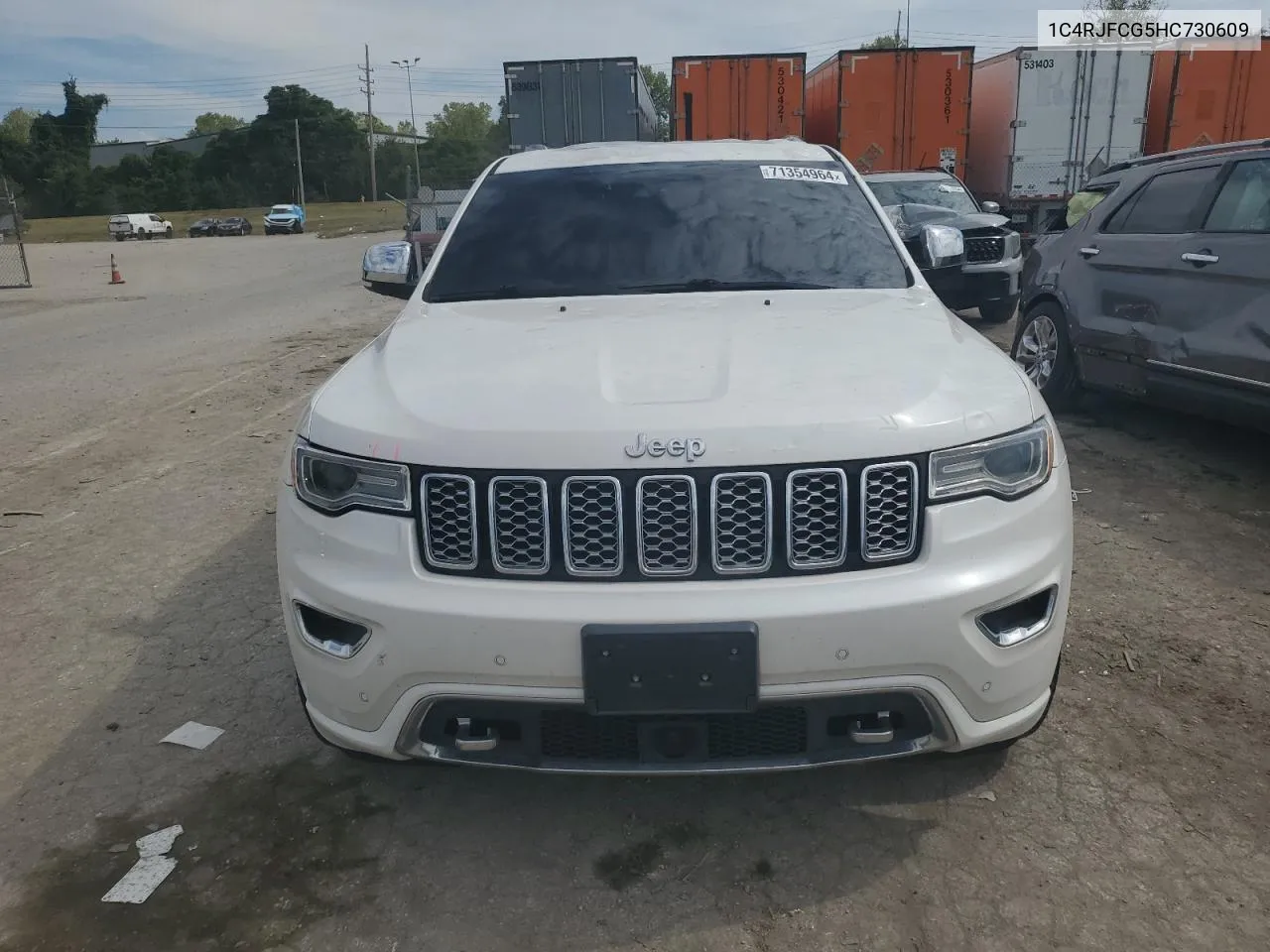 2017 Jeep Grand Cherokee Overland VIN: 1C4RJFCG5HC730609 Lot: 71354964