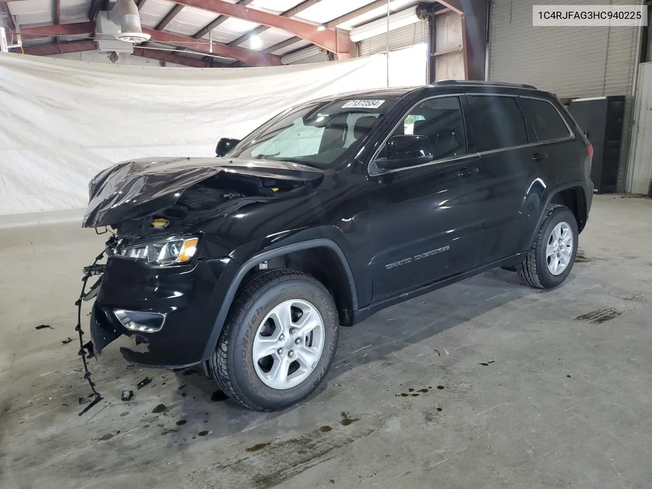 2017 Jeep Grand Cherokee Laredo VIN: 1C4RJFAG3HC940225 Lot: 71372554