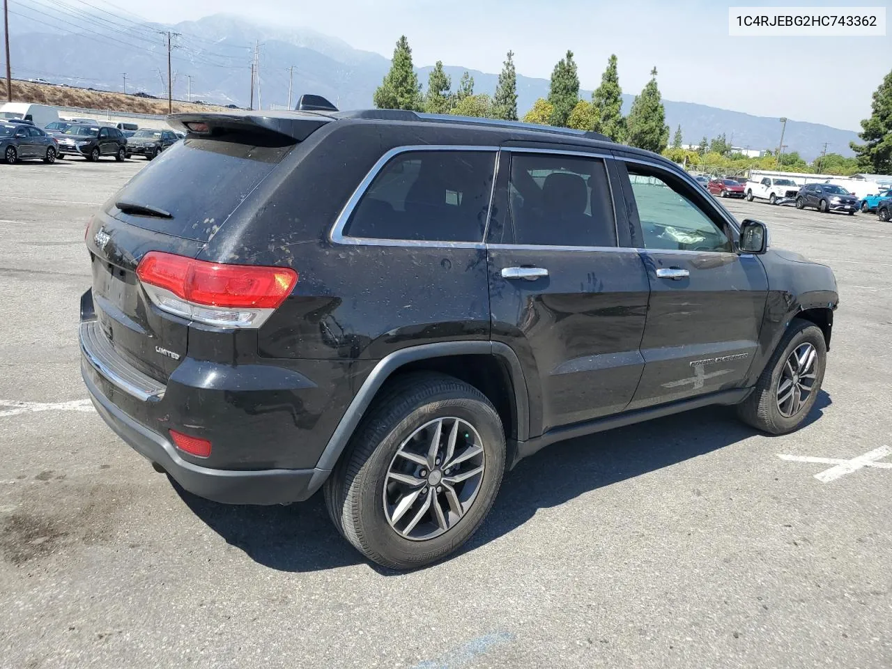 2017 Jeep Grand Cherokee Limited VIN: 1C4RJEBG2HC743362 Lot: 71380784