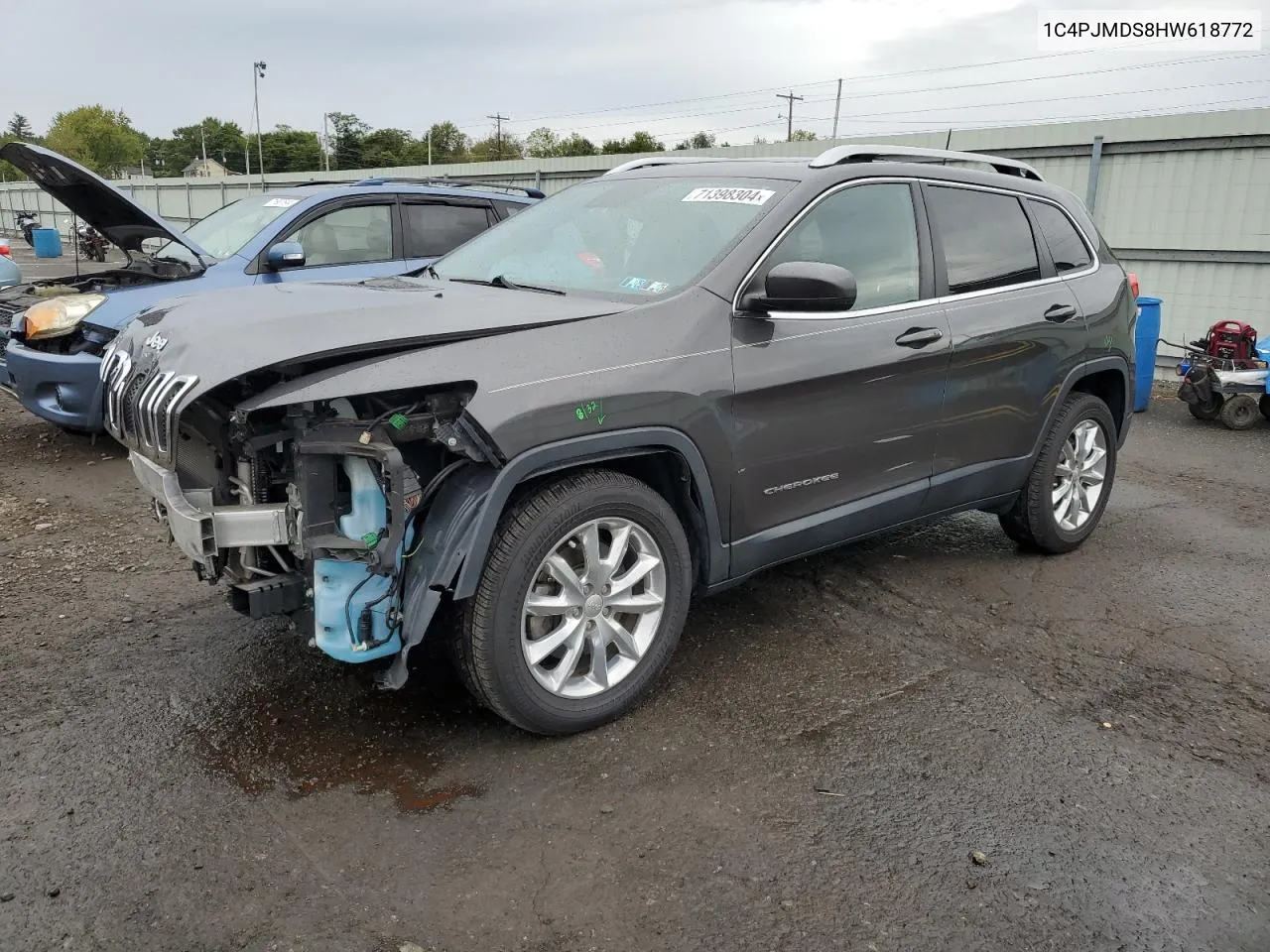 2017 Jeep Cherokee Limited VIN: 1C4PJMDS8HW618772 Lot: 71398304