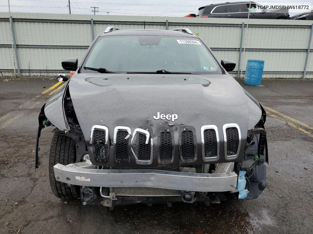 2017 Jeep Cherokee Limited VIN: 1C4PJMDS8HW618772 Lot: 71398304