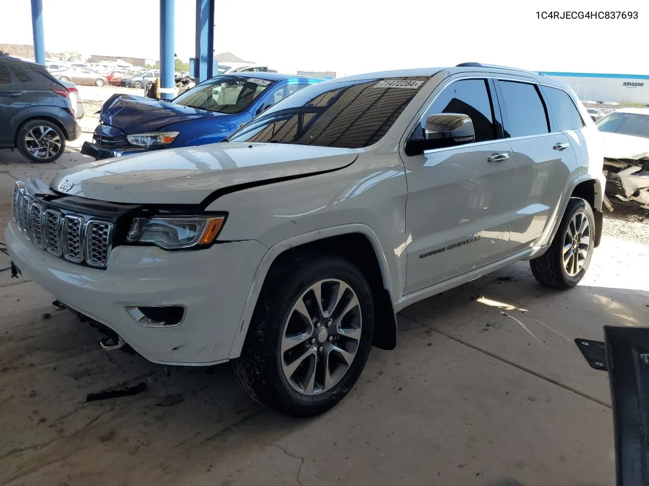 1C4RJECG4HC837693 2017 Jeep Grand Cherokee Overland