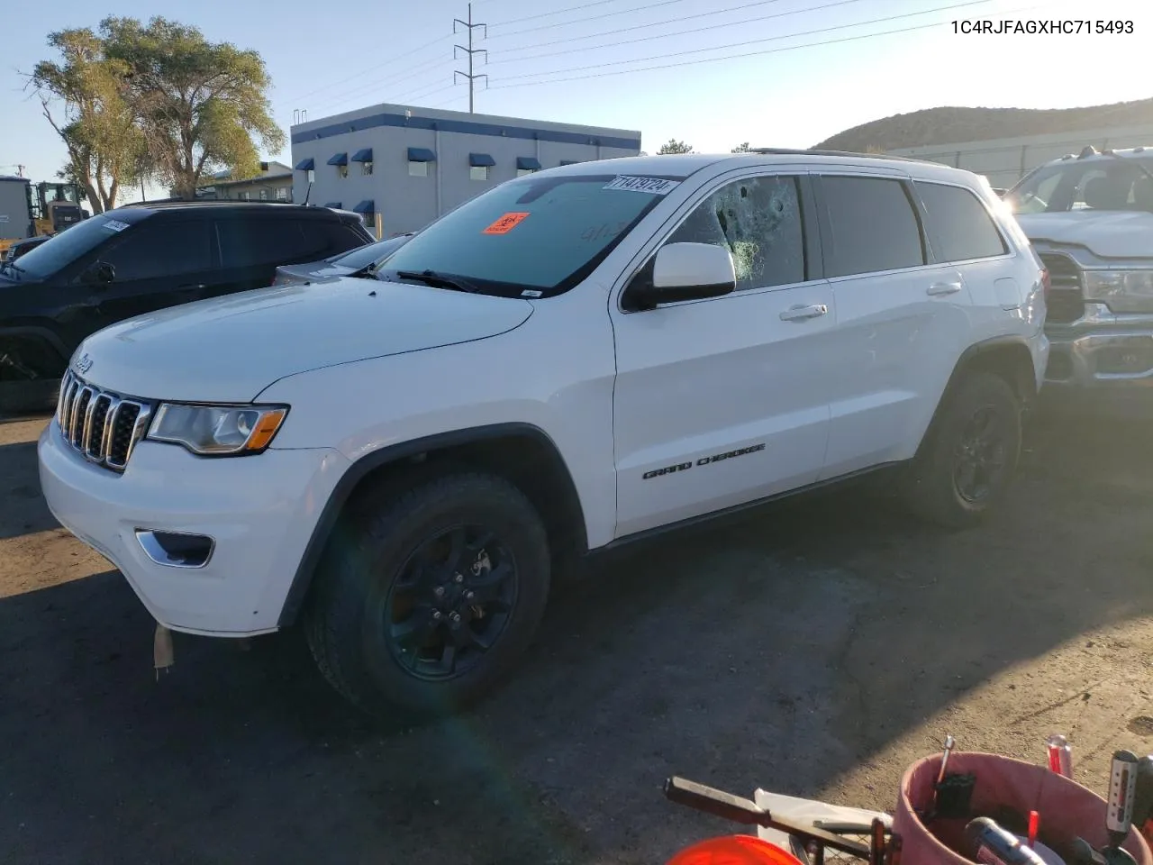 2017 Jeep Grand Cherokee Laredo VIN: 1C4RJFAGXHC715493 Lot: 71479724