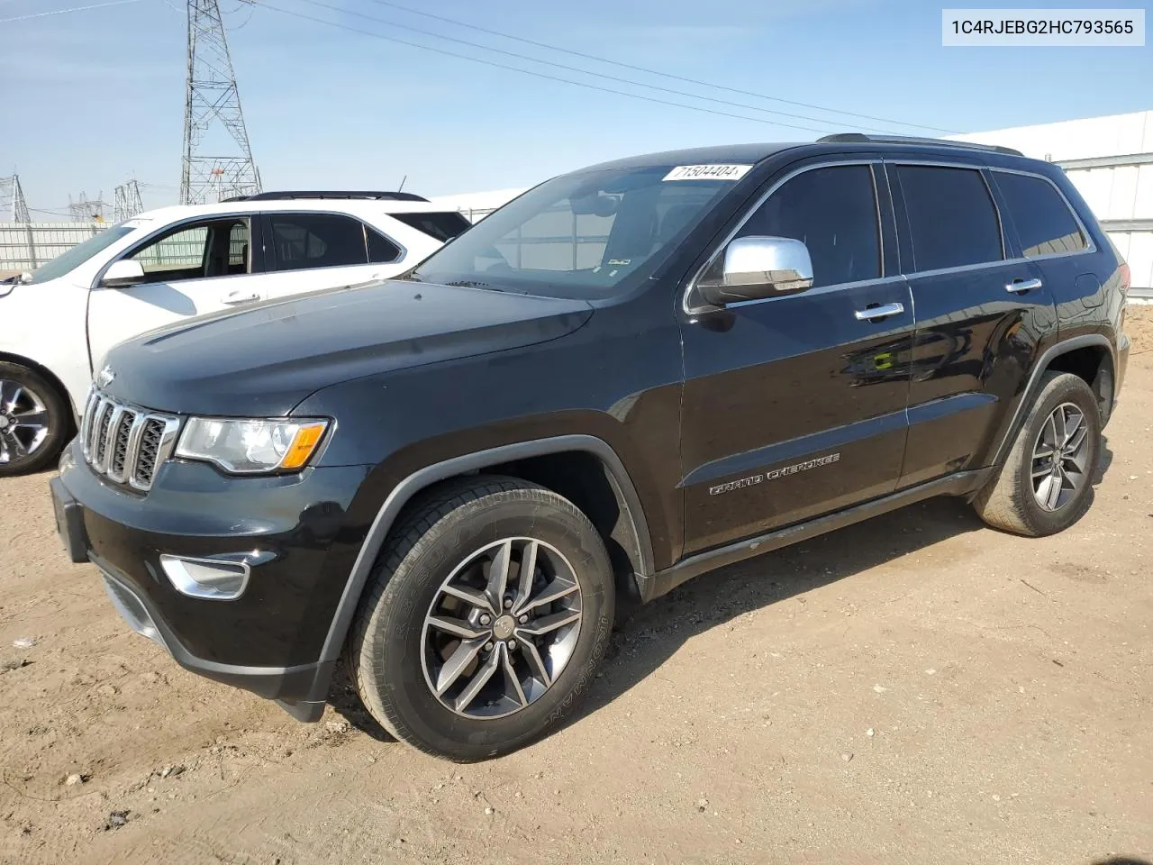 2017 Jeep Grand Cherokee Limited VIN: 1C4RJEBG2HC793565 Lot: 71504404