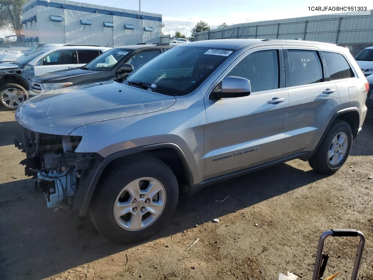 2017 Jeep Grand Cherokee Laredo VIN: 1C4RJFAG8HC951303 Lot: 71591594