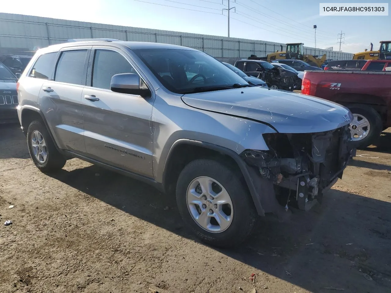 2017 Jeep Grand Cherokee Laredo VIN: 1C4RJFAG8HC951303 Lot: 71591594