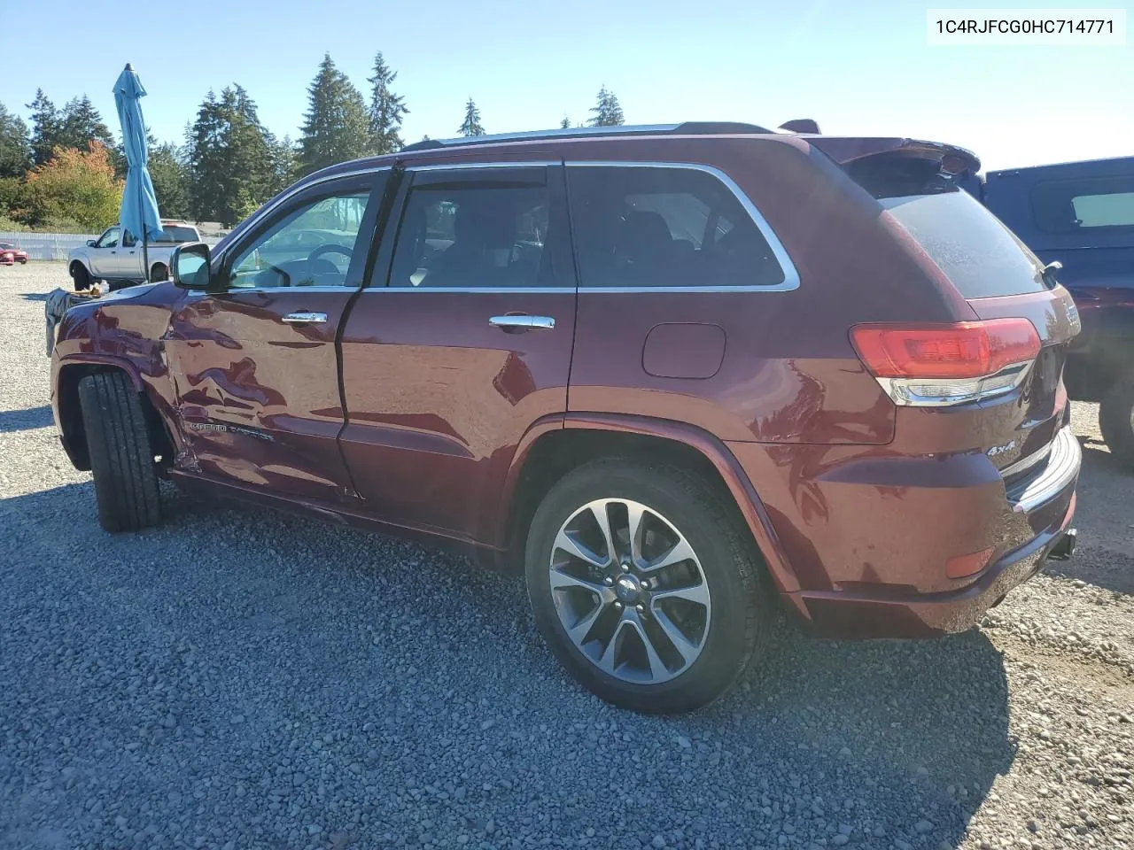 2017 Jeep Grand Cherokee Overland VIN: 1C4RJFCG0HC714771 Lot: 71675474