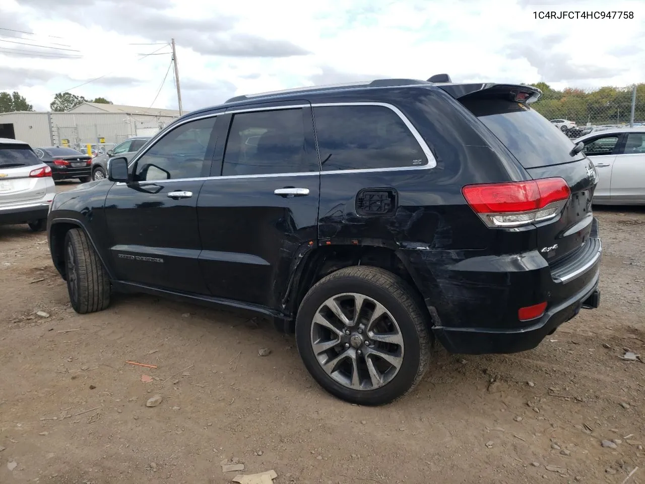 2017 Jeep Grand Cherokee Overland VIN: 1C4RJFCT4HC947758 Lot: 71703154