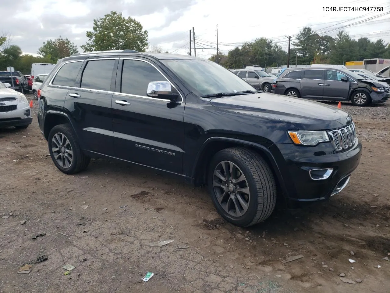 2017 Jeep Grand Cherokee Overland VIN: 1C4RJFCT4HC947758 Lot: 71703154