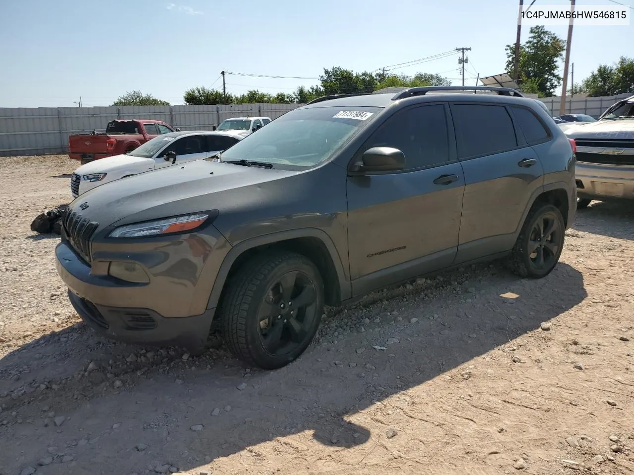 2017 Jeep Cherokee Sport VIN: 1C4PJMAB6HW546815 Lot: 71737984