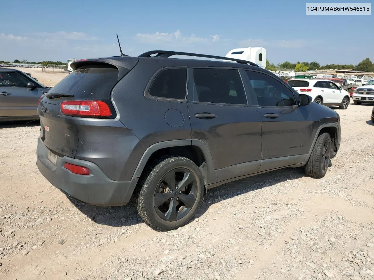 2017 Jeep Cherokee Sport VIN: 1C4PJMAB6HW546815 Lot: 71737984