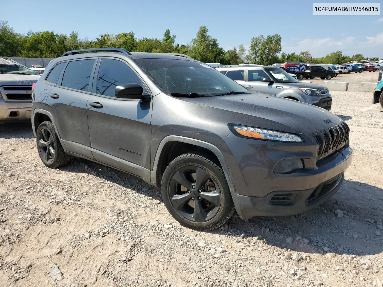 2017 Jeep Cherokee Sport VIN: 1C4PJMAB6HW546815 Lot: 71737984