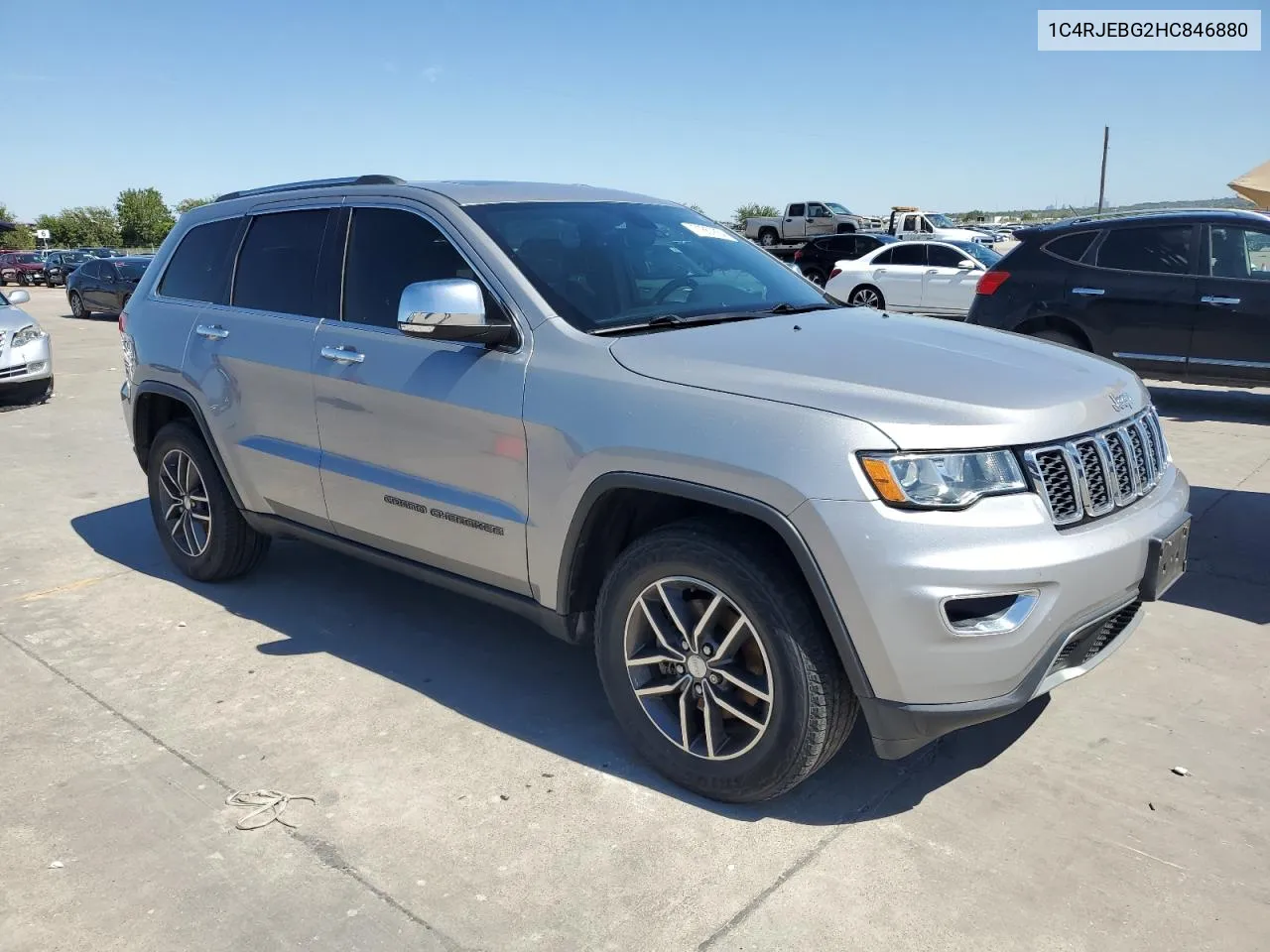 2017 Jeep Grand Cherokee Limited VIN: 1C4RJEBG2HC846880 Lot: 71867854