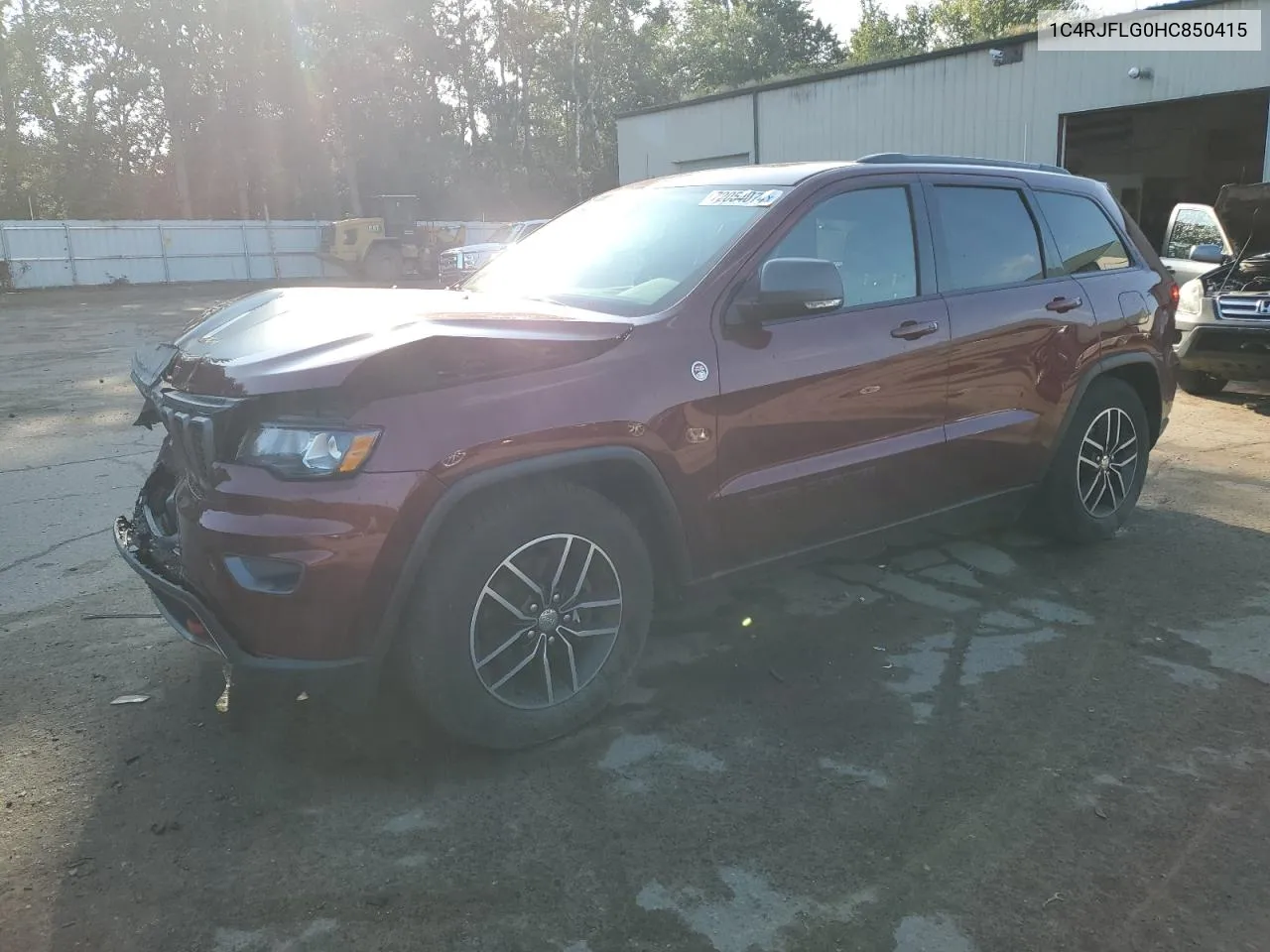 2017 Jeep Grand Cherokee Trailhawk VIN: 1C4RJFLG0HC850415 Lot: 72054074