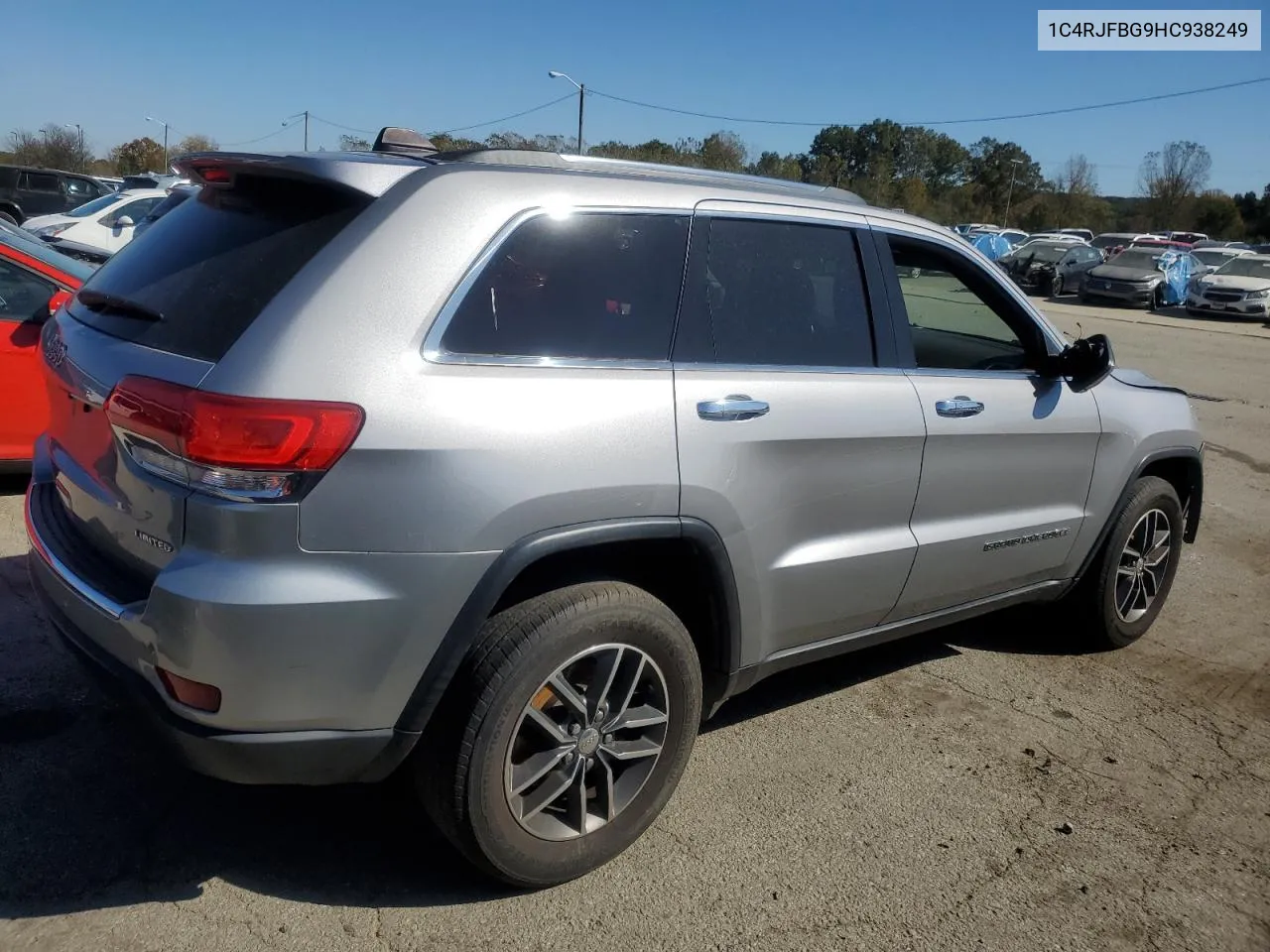 2017 Jeep Grand Cherokee Limited VIN: 1C4RJFBG9HC938249 Lot: 72175454