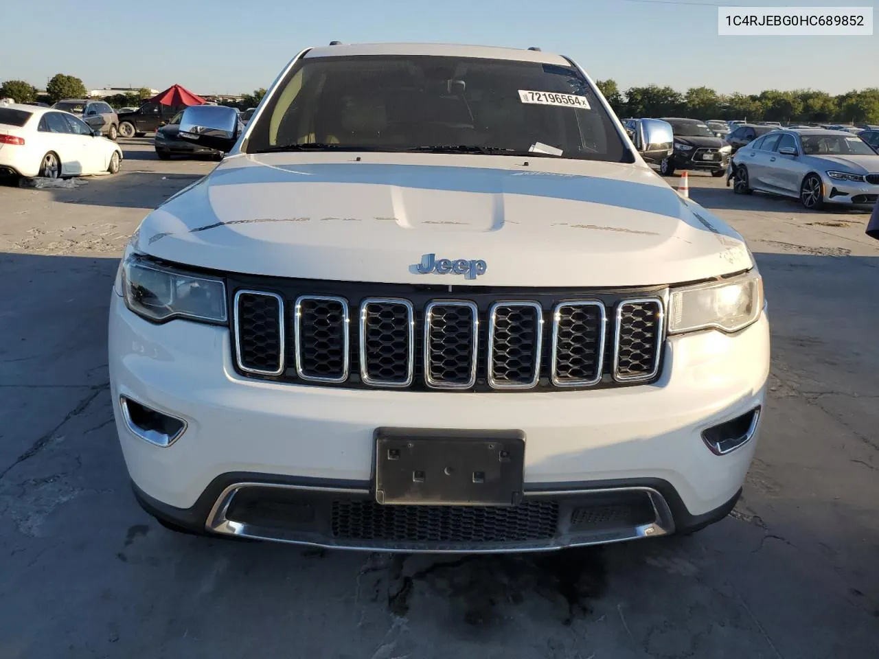 2017 Jeep Grand Cherokee Limited VIN: 1C4RJEBG0HC689852 Lot: 72196564