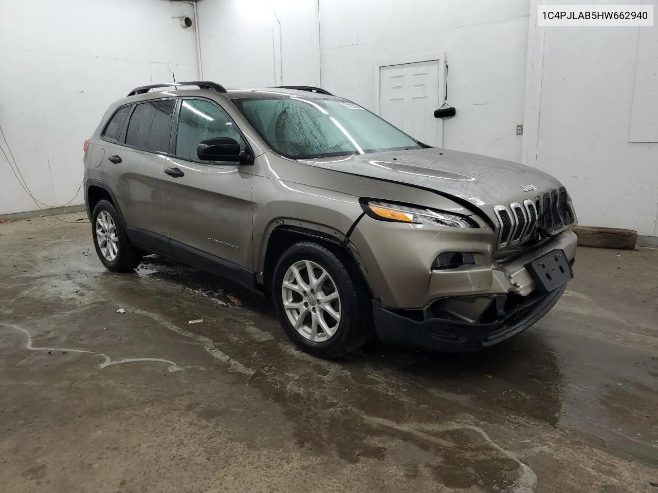 2017 Jeep Cherokee Sport VIN: 1C4PJLAB5HW662940 Lot: 72221524