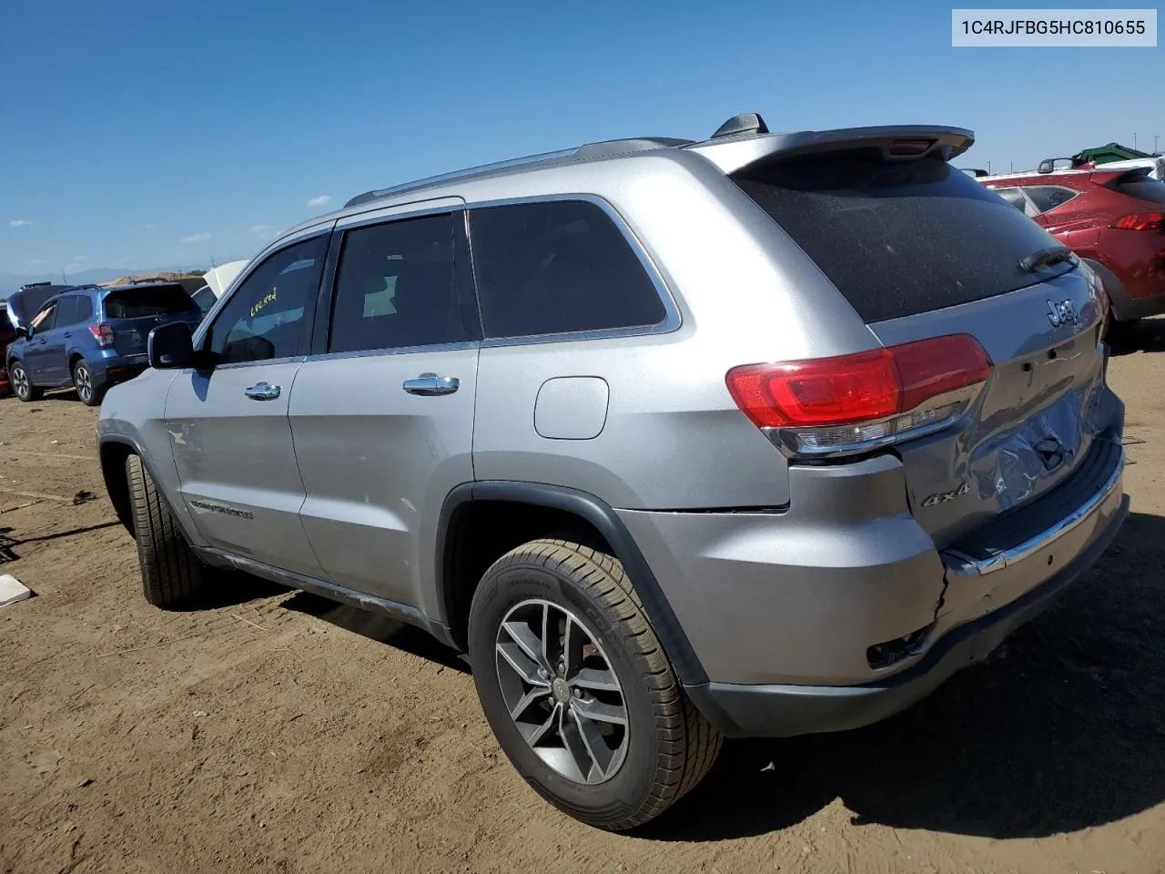 2017 Jeep Grand Cherokee Limited VIN: 1C4RJFBG5HC810655 Lot: 72268064