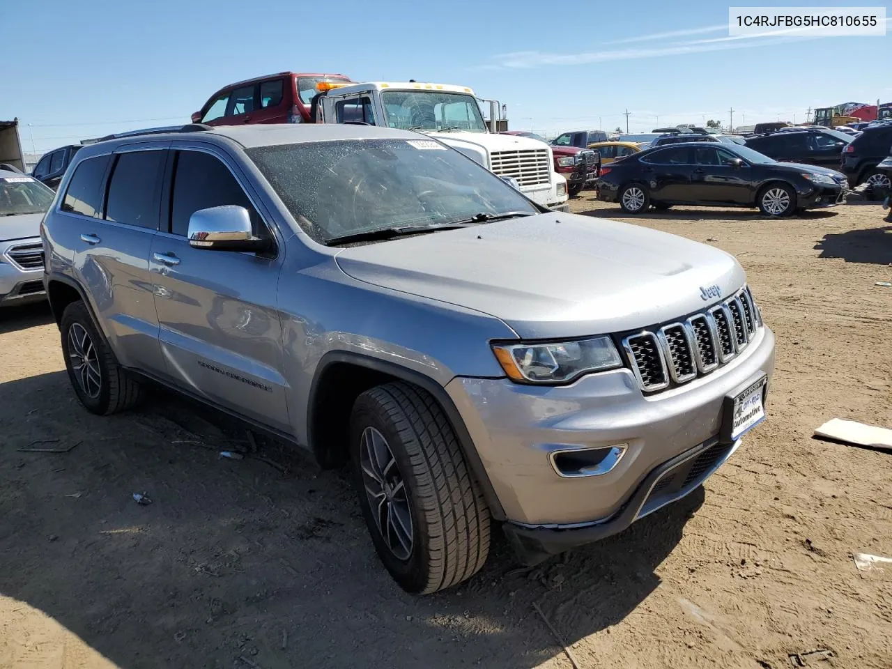 2017 Jeep Grand Cherokee Limited VIN: 1C4RJFBG5HC810655 Lot: 72268064