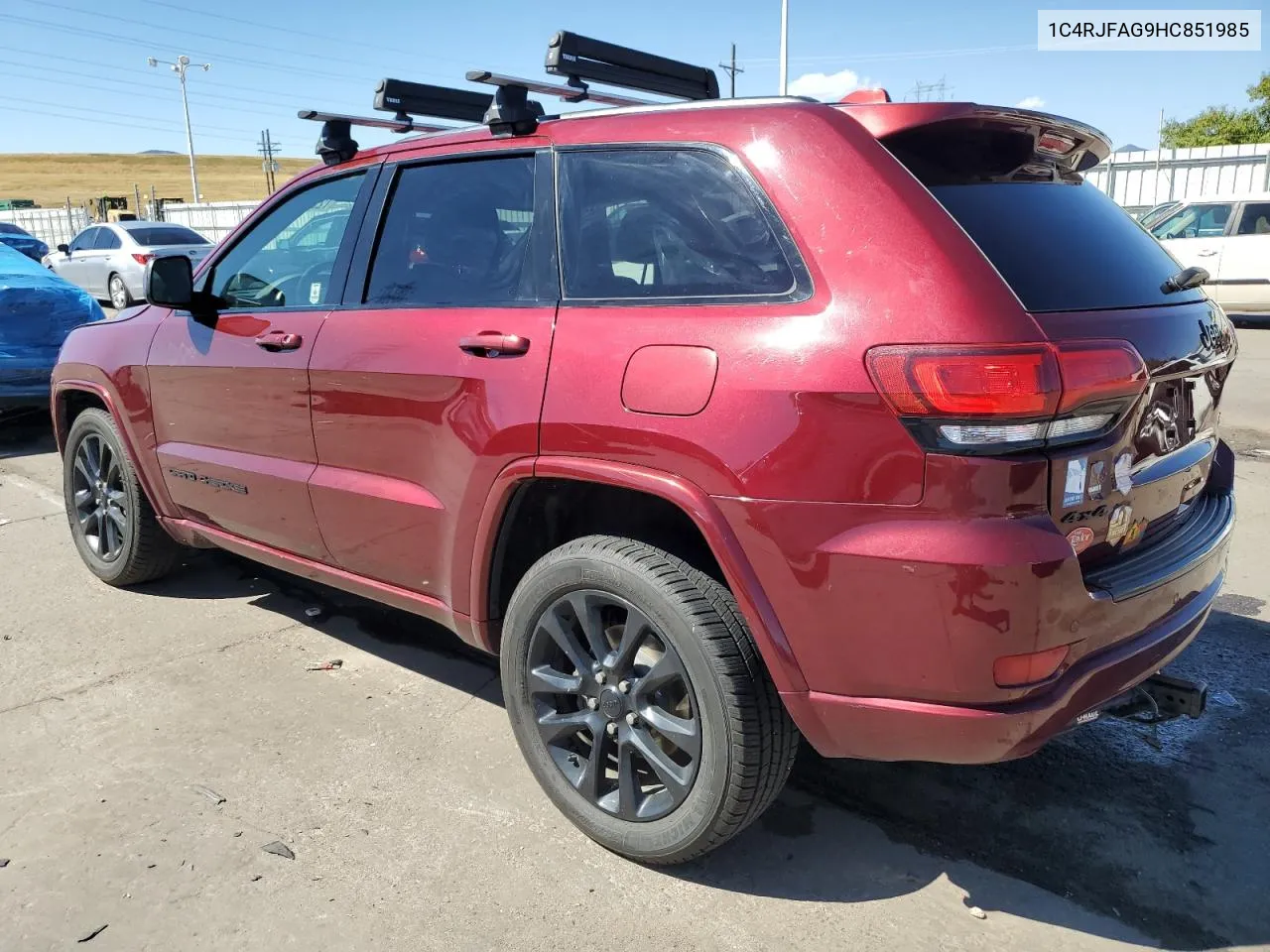 2017 Jeep Grand Cherokee Laredo VIN: 1C4RJFAG9HC851985 Lot: 72275514