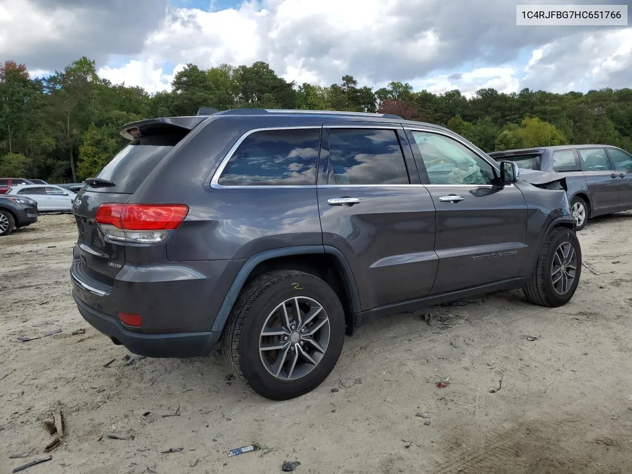 2017 Jeep Grand Cherokee Limited VIN: 1C4RJFBG7HC651766 Lot: 72361204