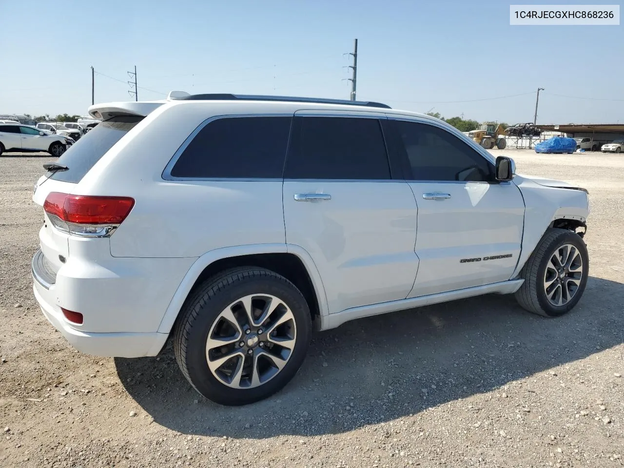 2017 Jeep Grand Cherokee Overland VIN: 1C4RJECGXHC868236 Lot: 72374654