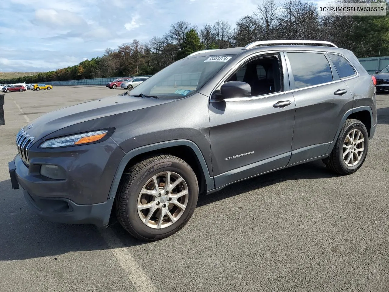 2017 Jeep Cherokee Latitude VIN: 1C4PJMCS8HW636559 Lot: 72391274