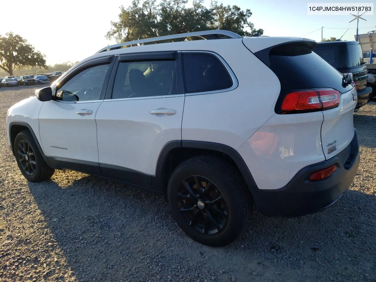 2017 Jeep Cherokee Latitude VIN: 1C4PJMCB4HW518783 Lot: 72408644