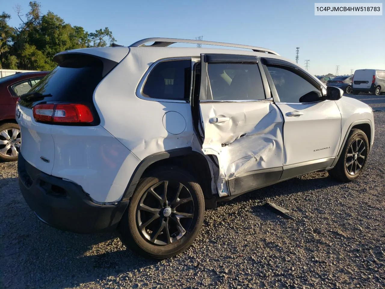 2017 Jeep Cherokee Latitude VIN: 1C4PJMCB4HW518783 Lot: 72408644