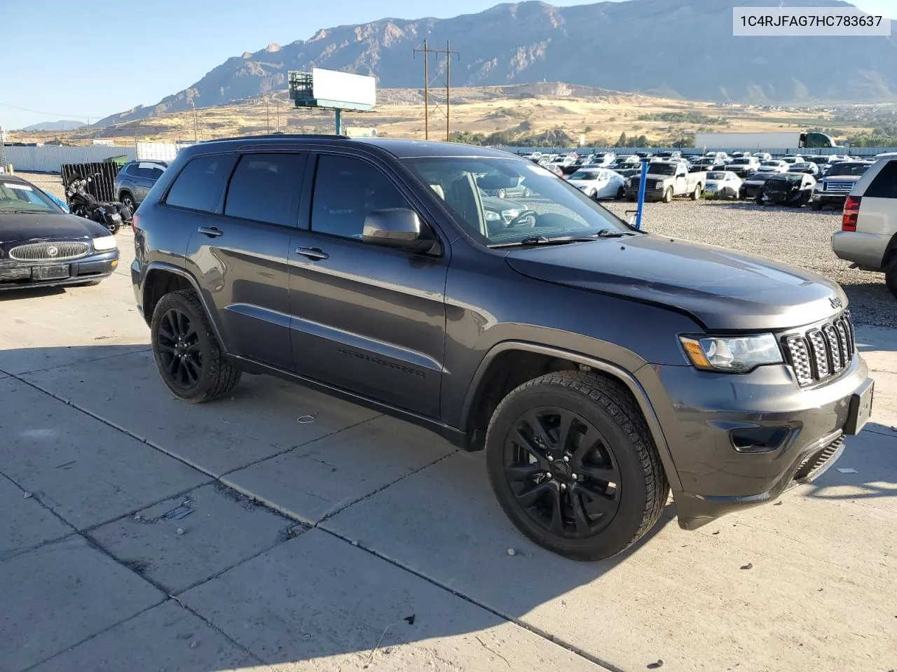 2017 Jeep Grand Cherokee Laredo VIN: 1C4RJFAG7HC783637 Lot: 72417934