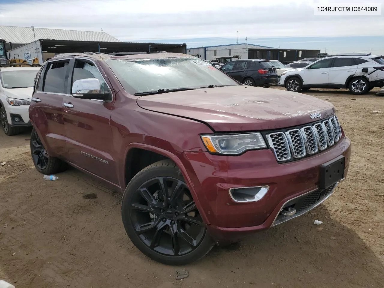 1C4RJFCT9HC844089 2017 Jeep Grand Cherokee Overland