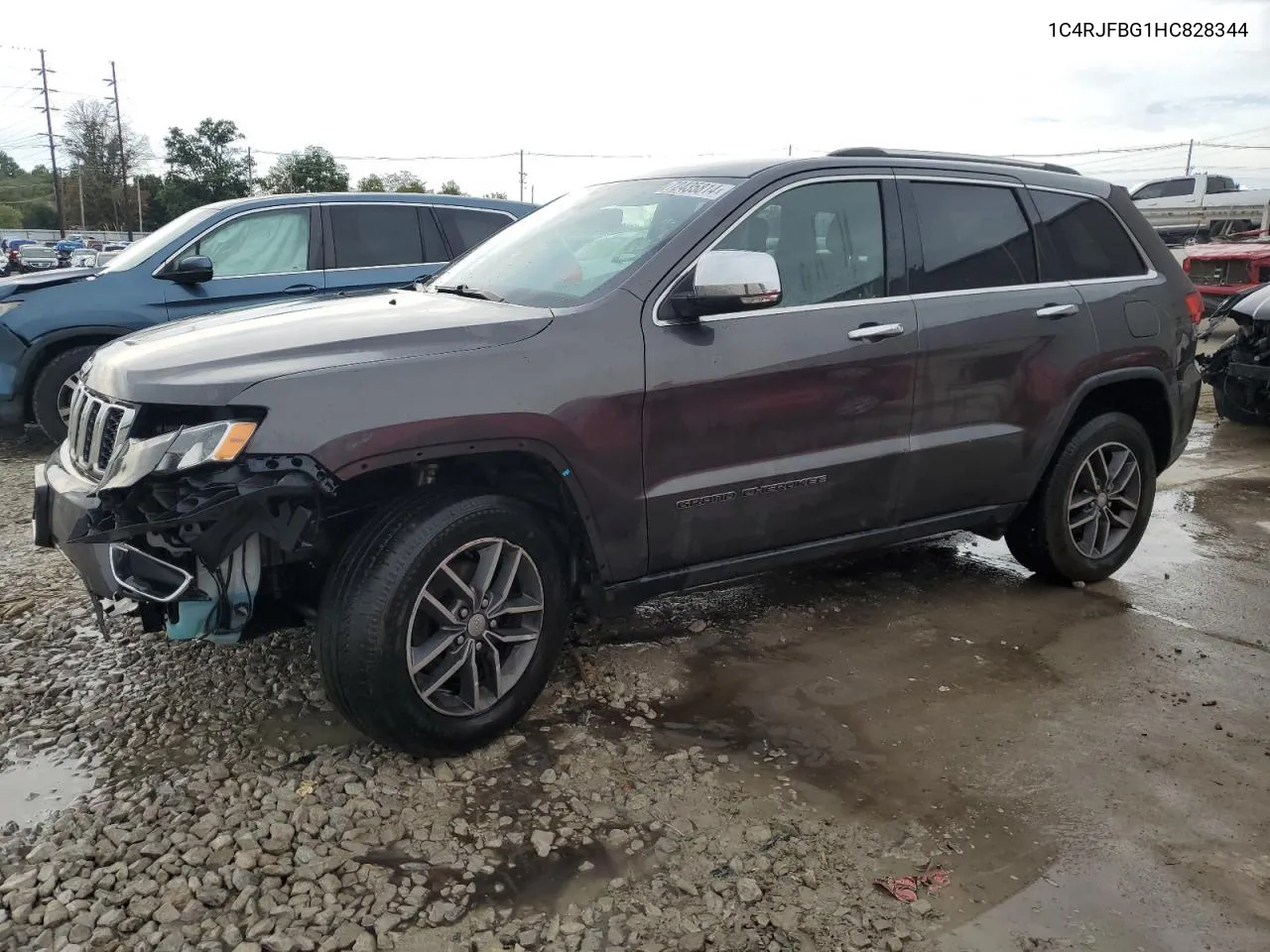 2017 Jeep Grand Cherokee Limited VIN: 1C4RJFBG1HC828344 Lot: 72435814