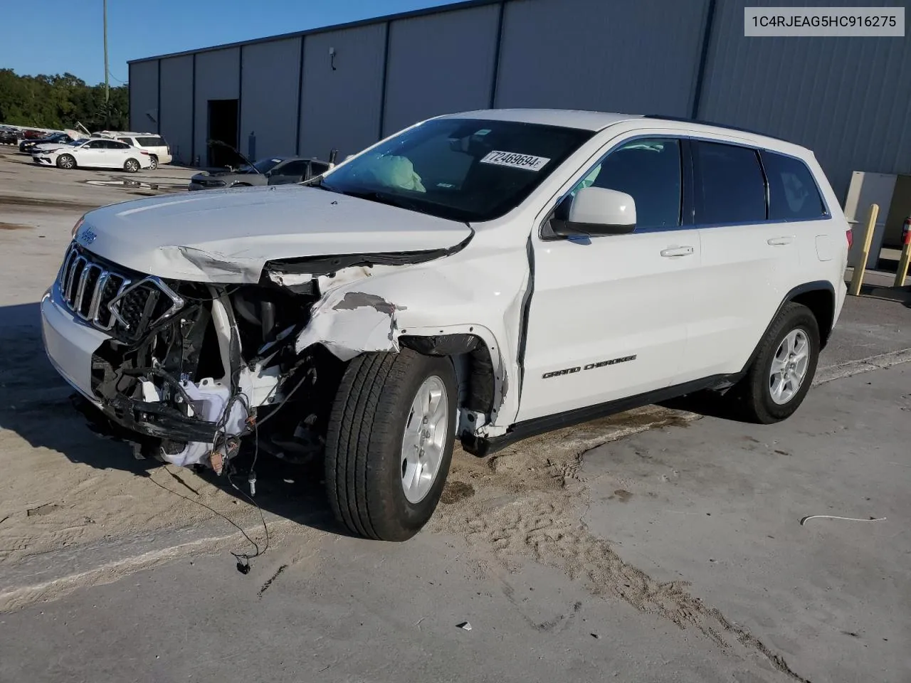 2017 Jeep Grand Cherokee Laredo VIN: 1C4RJEAG5HC916275 Lot: 72469694