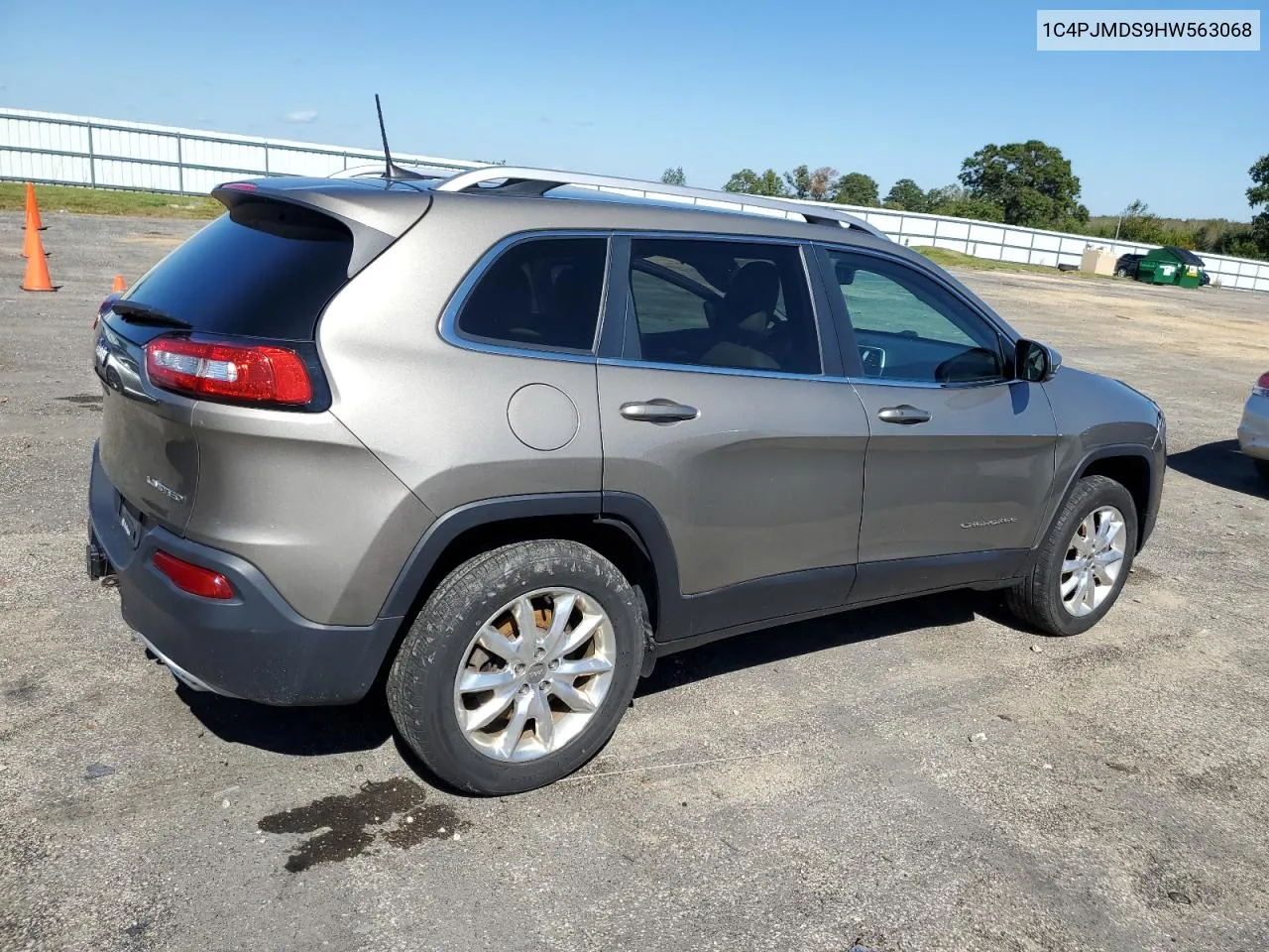 2017 Jeep Cherokee Limited VIN: 1C4PJMDS9HW563068 Lot: 72475734