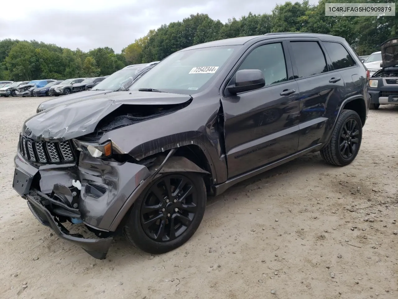 2017 Jeep Grand Cherokee Laredo VIN: 1C4RJFAG5HC909879 Lot: 72542344