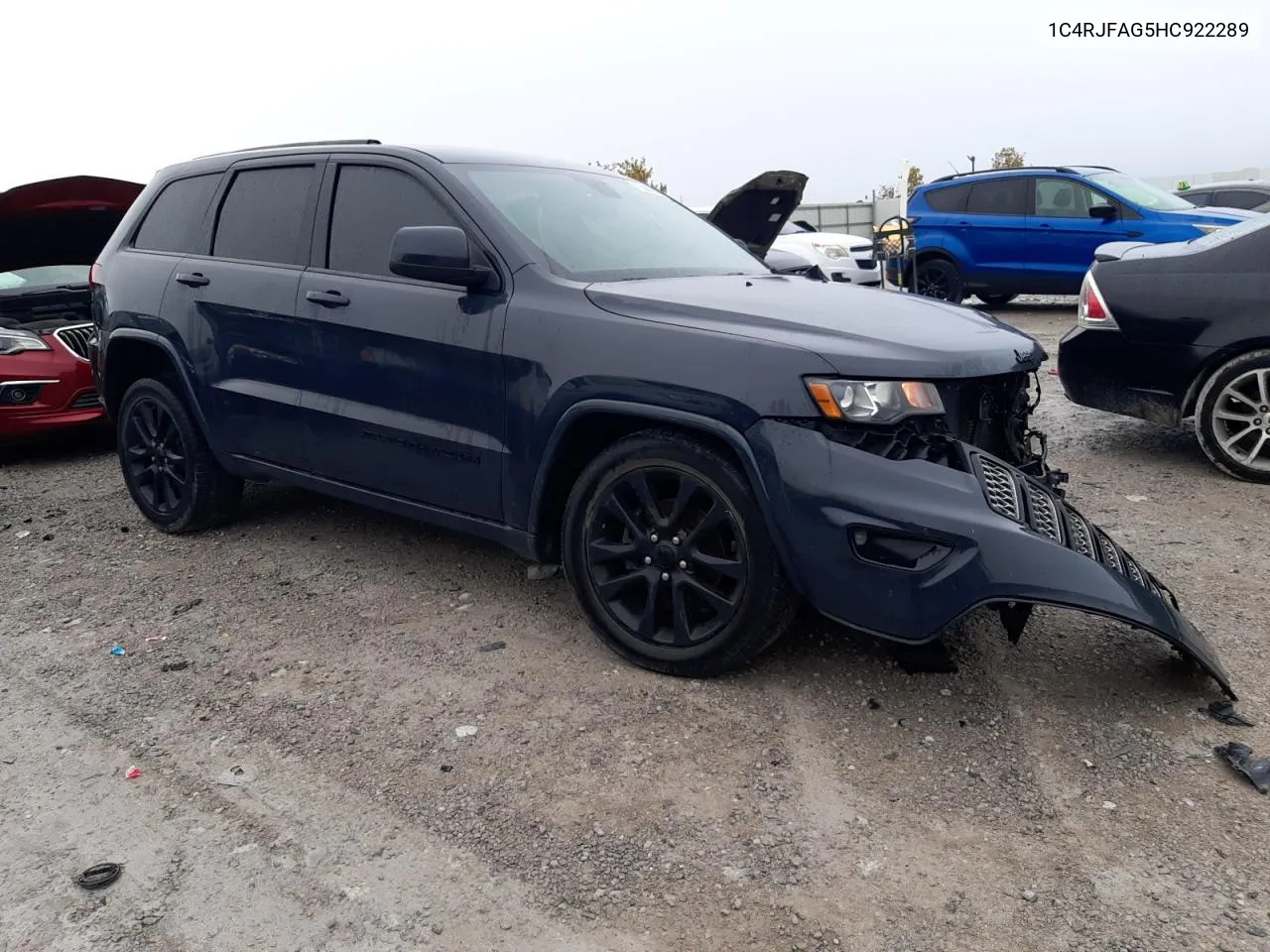 2017 Jeep Grand Cherokee Laredo VIN: 1C4RJFAG5HC922289 Lot: 72583294