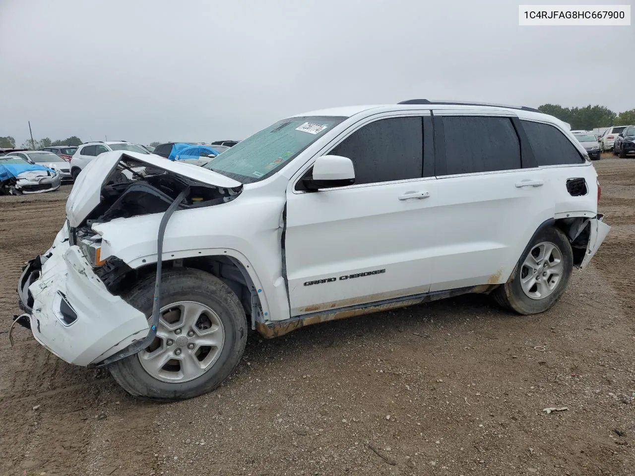 2017 Jeep Grand Cherokee Laredo VIN: 1C4RJFAG8HC667900 Lot: 72587774