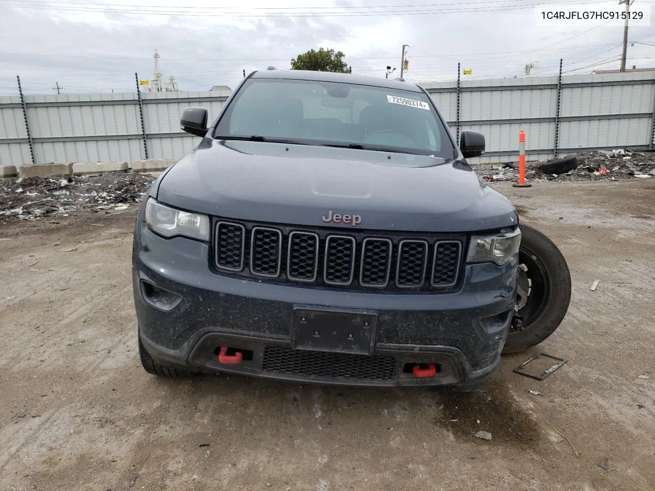 2017 Jeep Grand Cherokee Trailhawk VIN: 1C4RJFLG7HC915129 Lot: 72590374