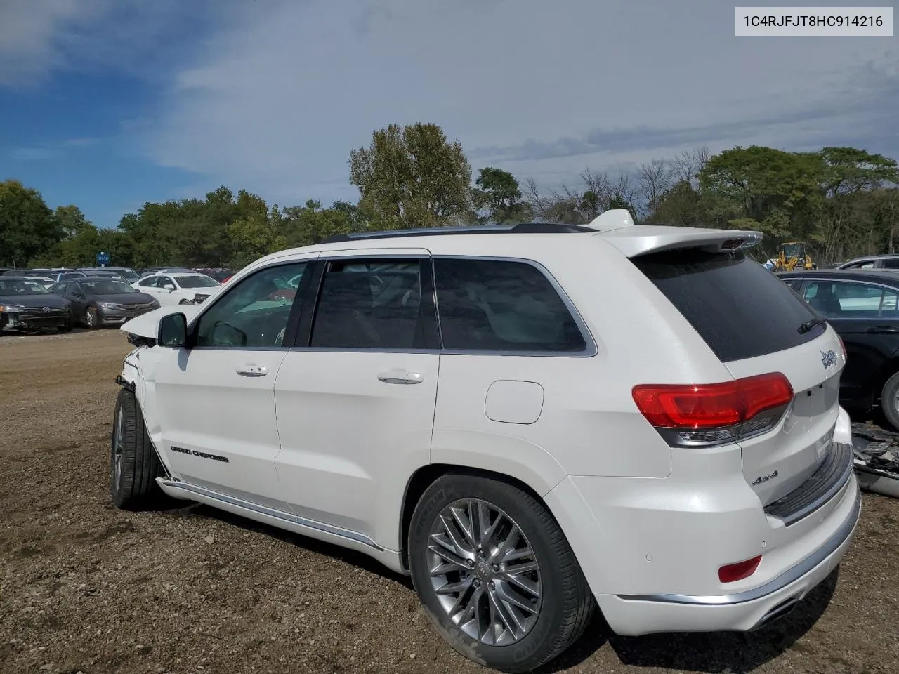 2017 Jeep Grand Cherokee Summit VIN: 1C4RJFJT8HC914216 Lot: 72600254