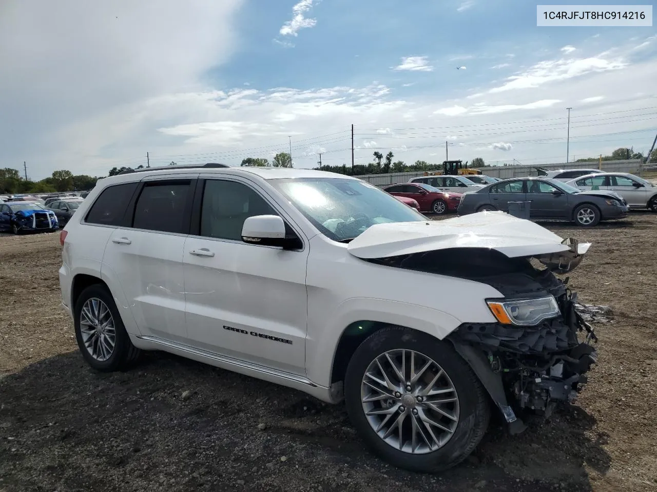 2017 Jeep Grand Cherokee Summit VIN: 1C4RJFJT8HC914216 Lot: 72600254