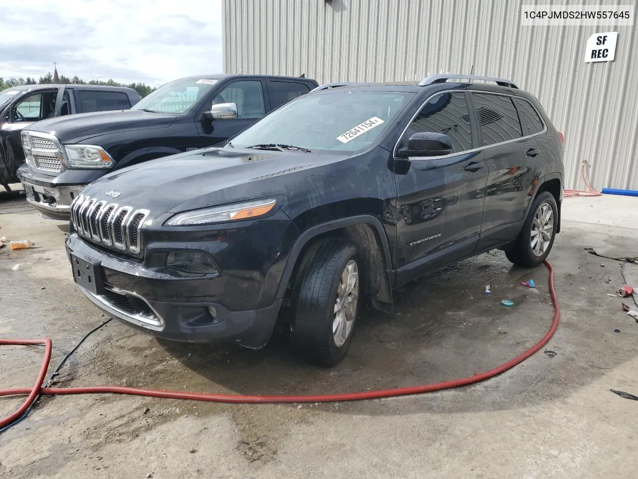 2017 Jeep Cherokee Limited VIN: 1C4PJMDS2HW557645 Lot: 72641154